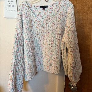 Love Ellie Multicolor Knit Women's Sweater